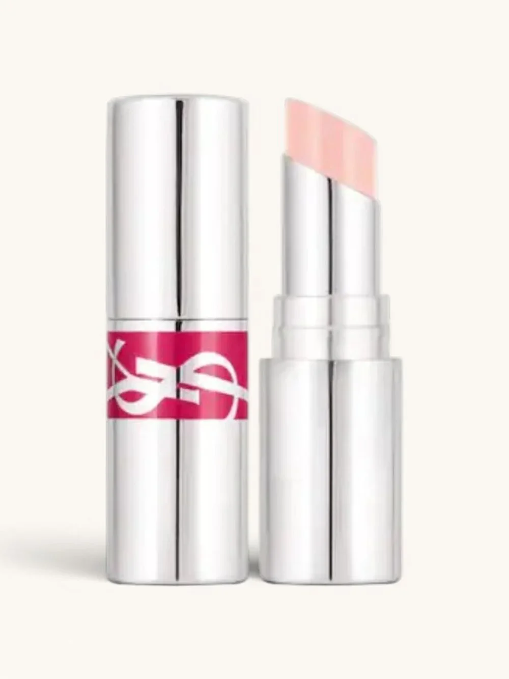 Yves Saint Laurent Silver Tube with Light Pink Balm mini